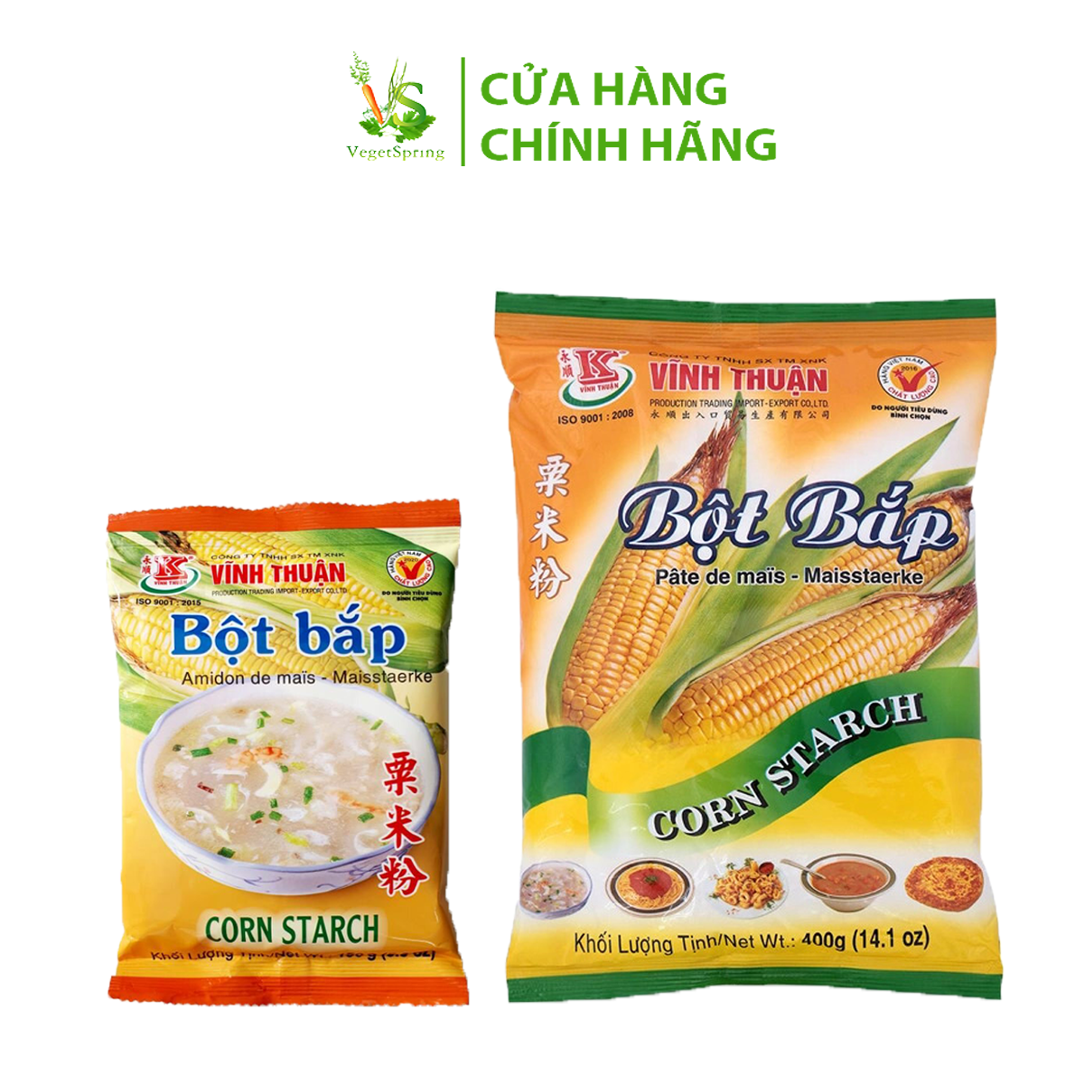 Bột Bắp Vĩnh Thuận 150g/400g