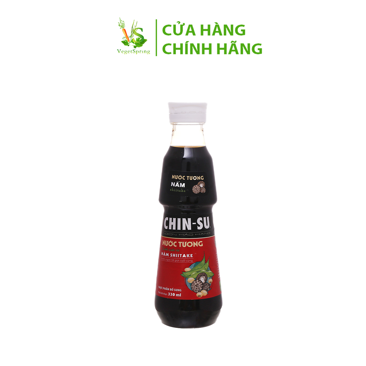 Nước Tương Chinsu Nấm Shiitake 330ml