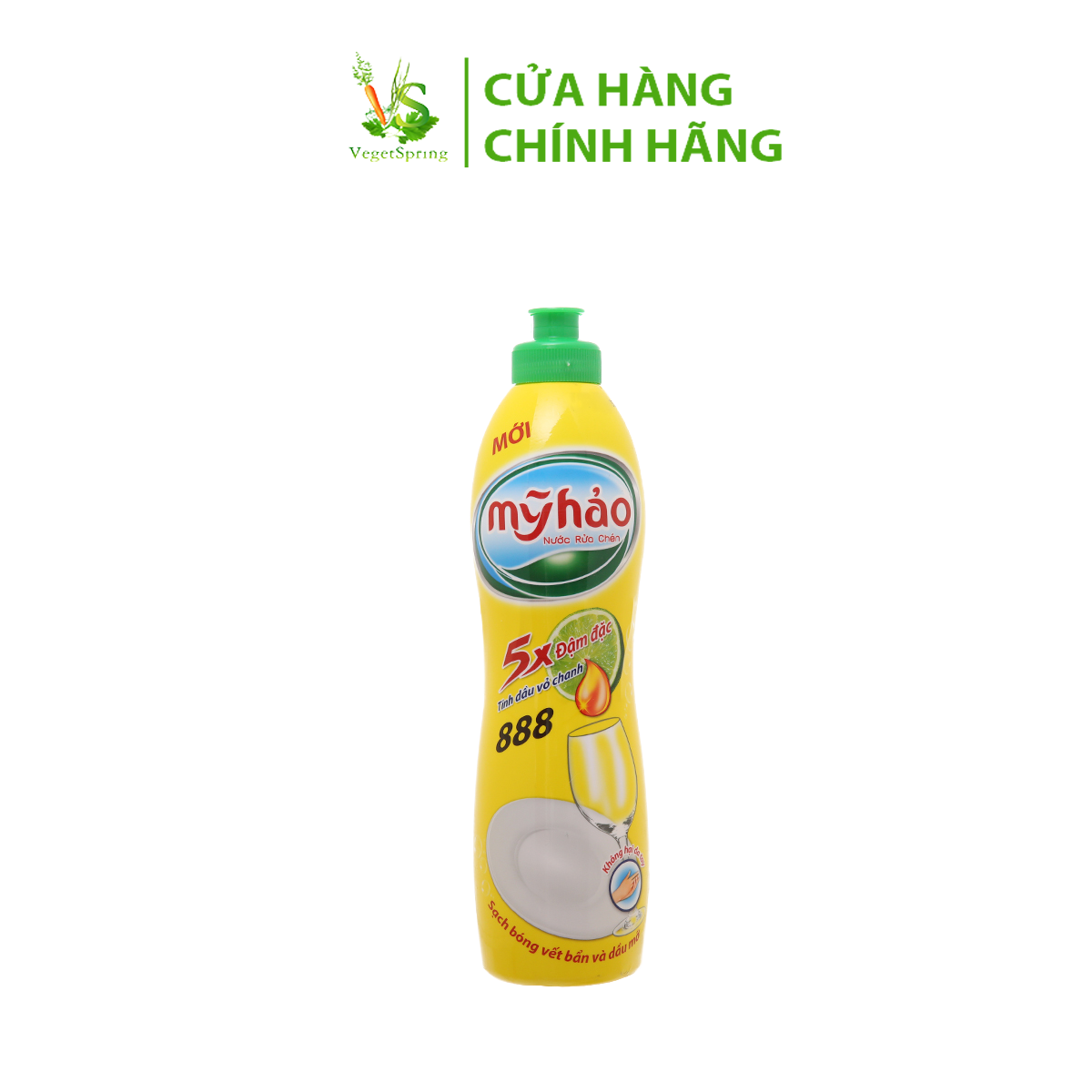 Nước Rửa Chén Mỹ Hảo 5X Tinh Dầu Vỏ Chanh 750g