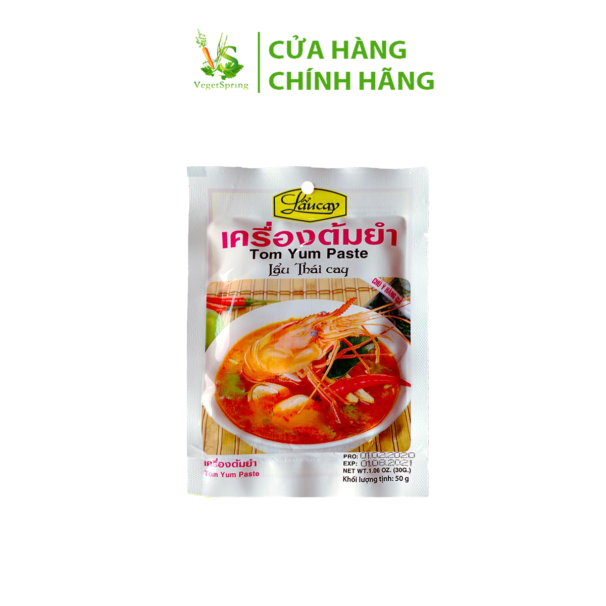 Gia Vị Lẩu Tom Yum (Tom Yum Paste) 30g