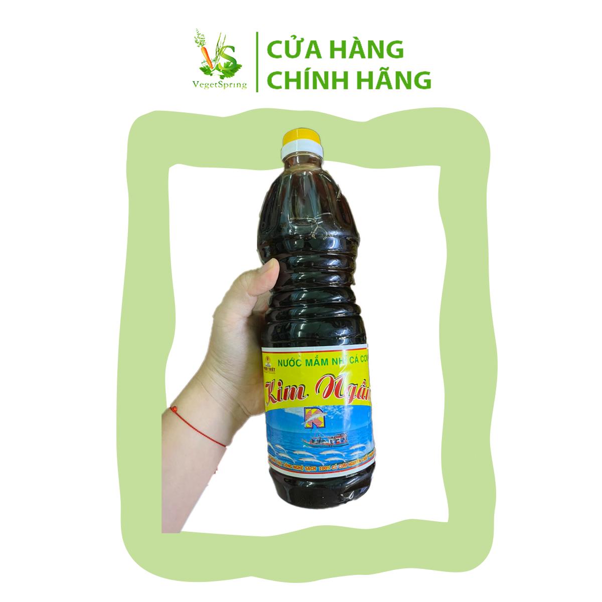 Nước Mắm Cá Cơm Kim Ngân 1L